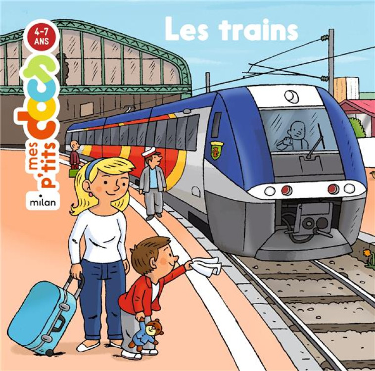 LES TRAINS - LEDU/BARBORINI - BD Kids