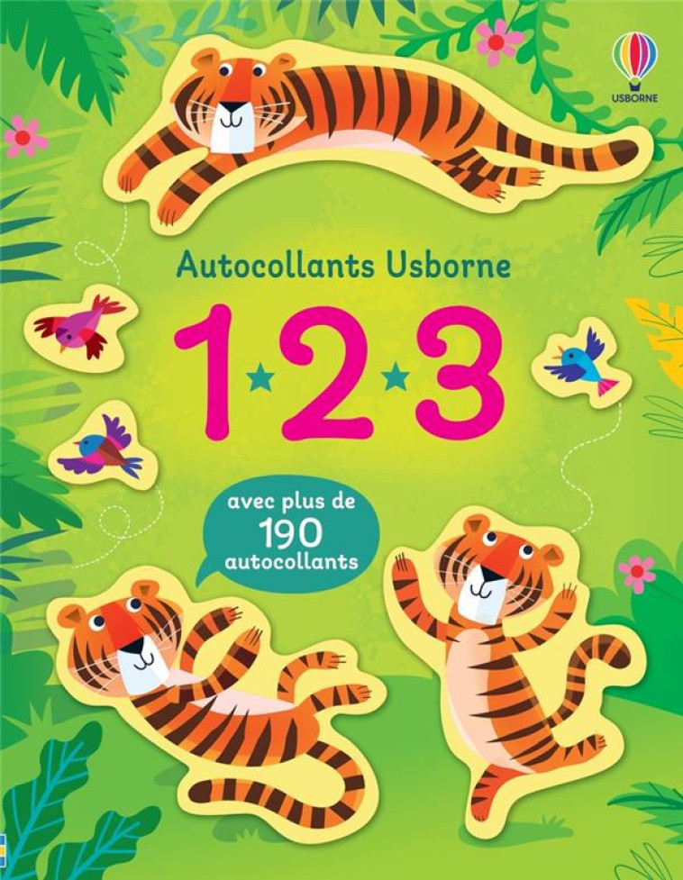 1-2-3 - AUTOCOLLANTS USBORNE - BEECHAM/LUCAS/WARNES - NC