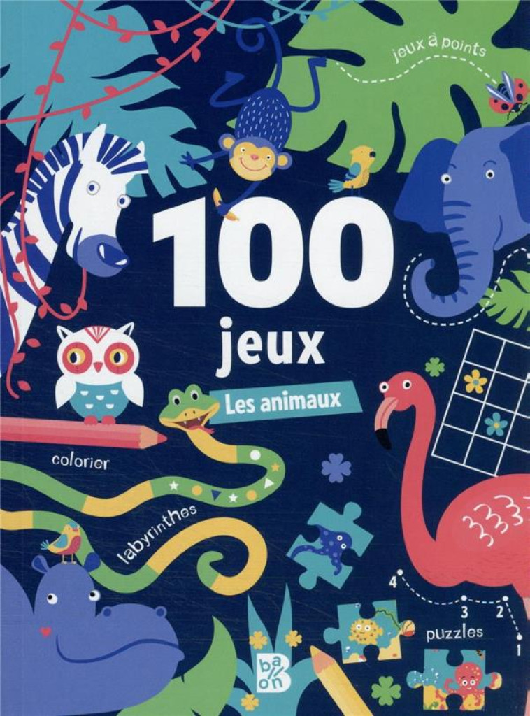 100 JEUX MINI - LES ANIMAUX - XXX - NC