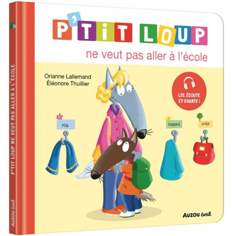 P-TIT LOUP NE VEUT PAS ALLER A - LALLEMAND/THUILLIER - PHILIPPE AUZOU