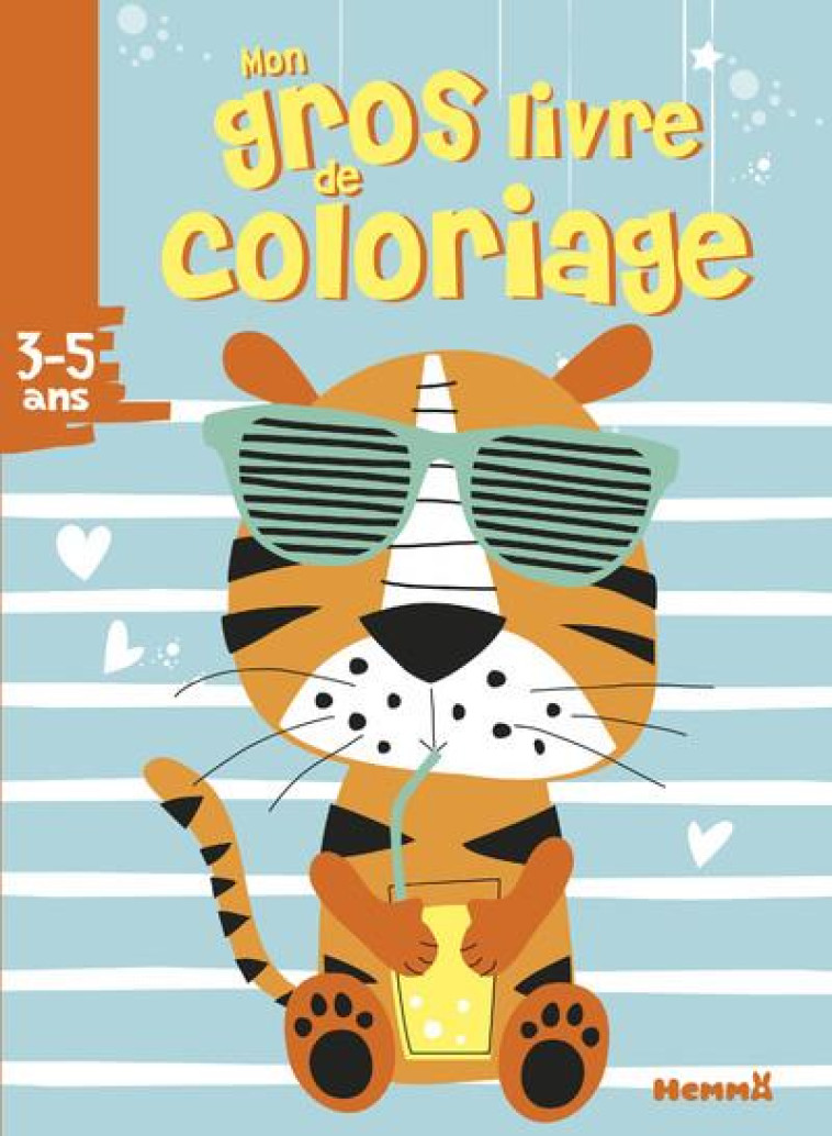 MON GROS LIVRE DE COLORIAGE (3 - COLLECTIF - HEMMA