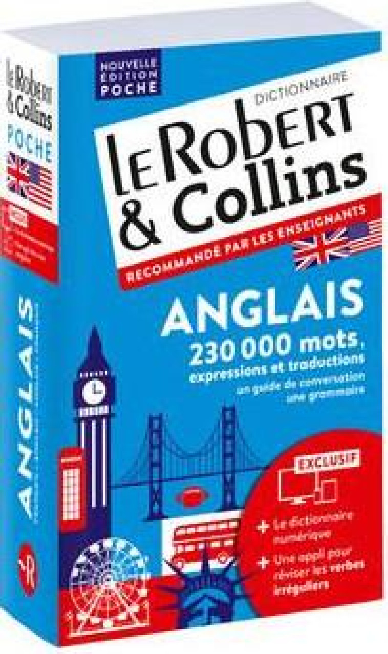 LE ROBERT et COLLINS  -  POCHE : ANGLAIS - COLLECTIF - LE ROBERT