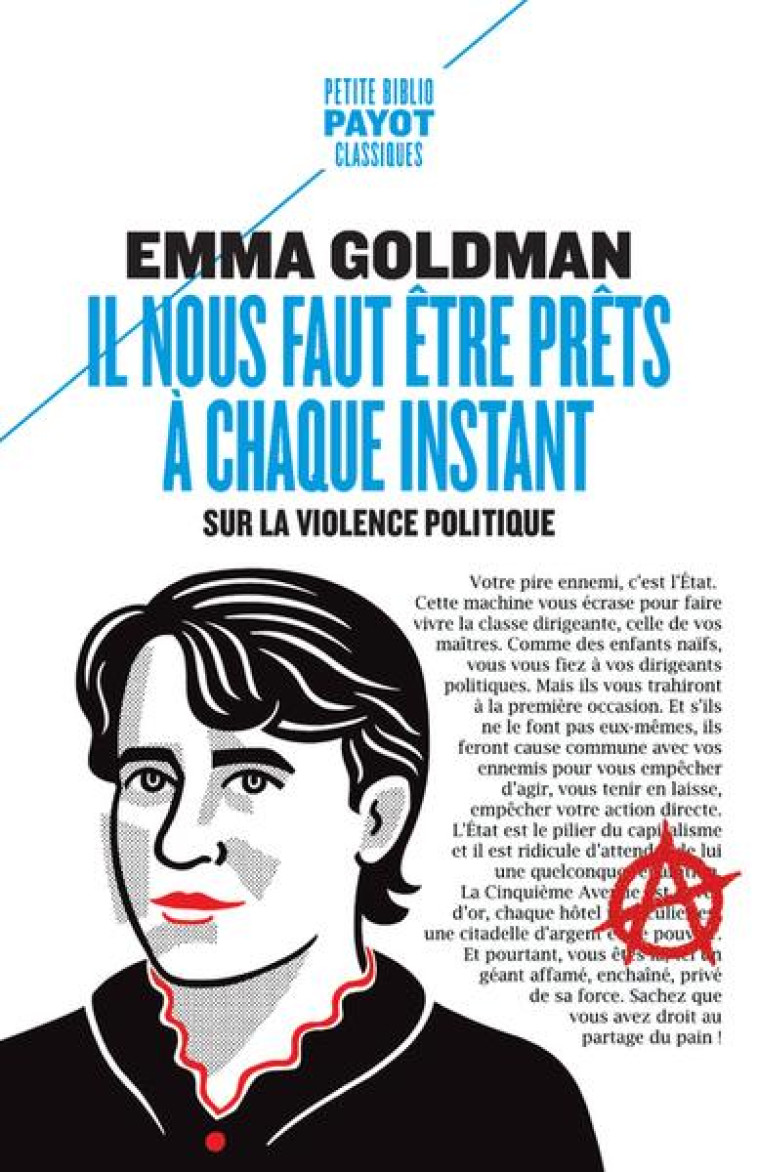 IL NOUS FAUT ETRE PRETS A CHAQ - GOLDMAN EMMA - PAYOT POCHE