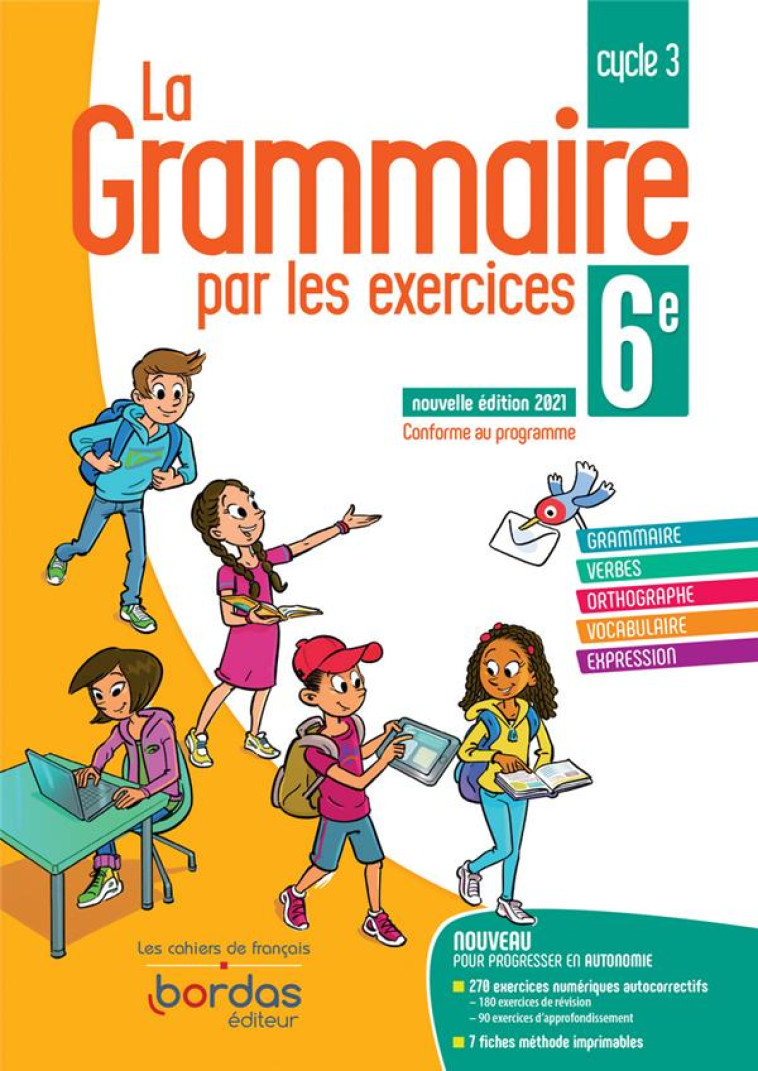 LA GRAMMAIRE PAR LES EXERCICES - PAUL JOELLE - BORDAS