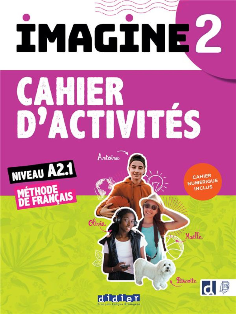 IMAGINE 2  -  FLE  -  CAHIER D'ACTIVITES  -  A2.1 - COCTON MARIE-NOELLE - NC