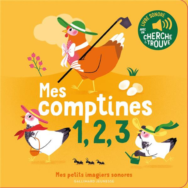 MES COMPTINES 1, 2, 3 - DES SO - FOUQUIER - GALLIMARD