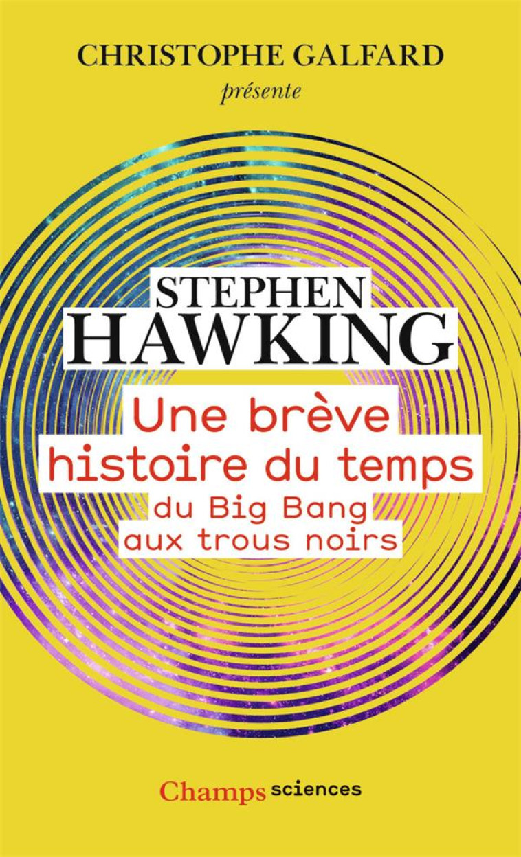 UNE BREVE HISTOIRE DU TEMPS  -  DU BIG BANG AUX TROUS NOIRS - XXX - FLAMMARION