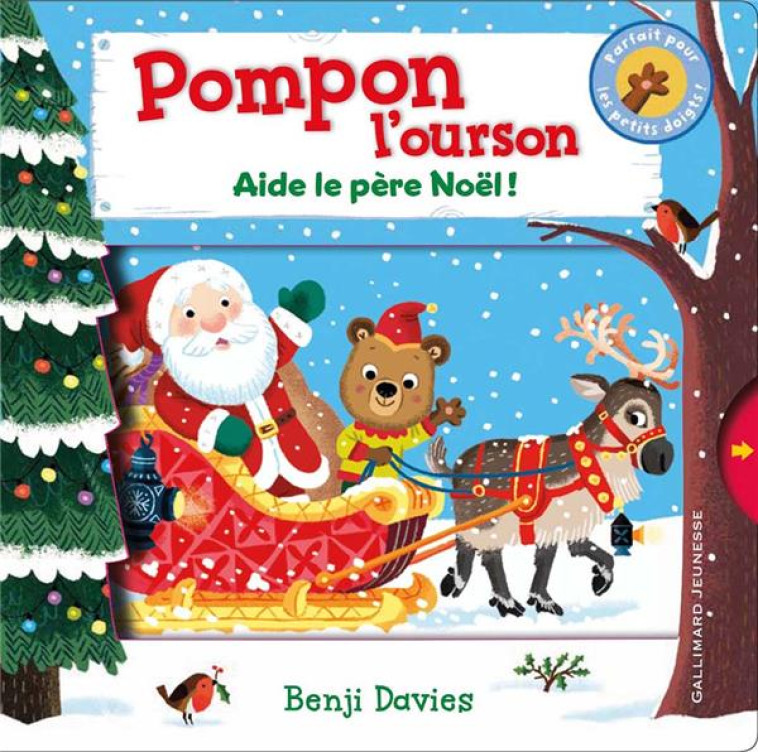 POMPON L-OURSON : AIDE LE PERE - DAVIES BENJI - Gallimard-Jeunesse