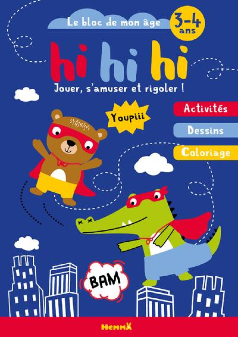 LE BLOC DE MON AGE (3-4 ANS) - - COLLECTIF - HEMMA