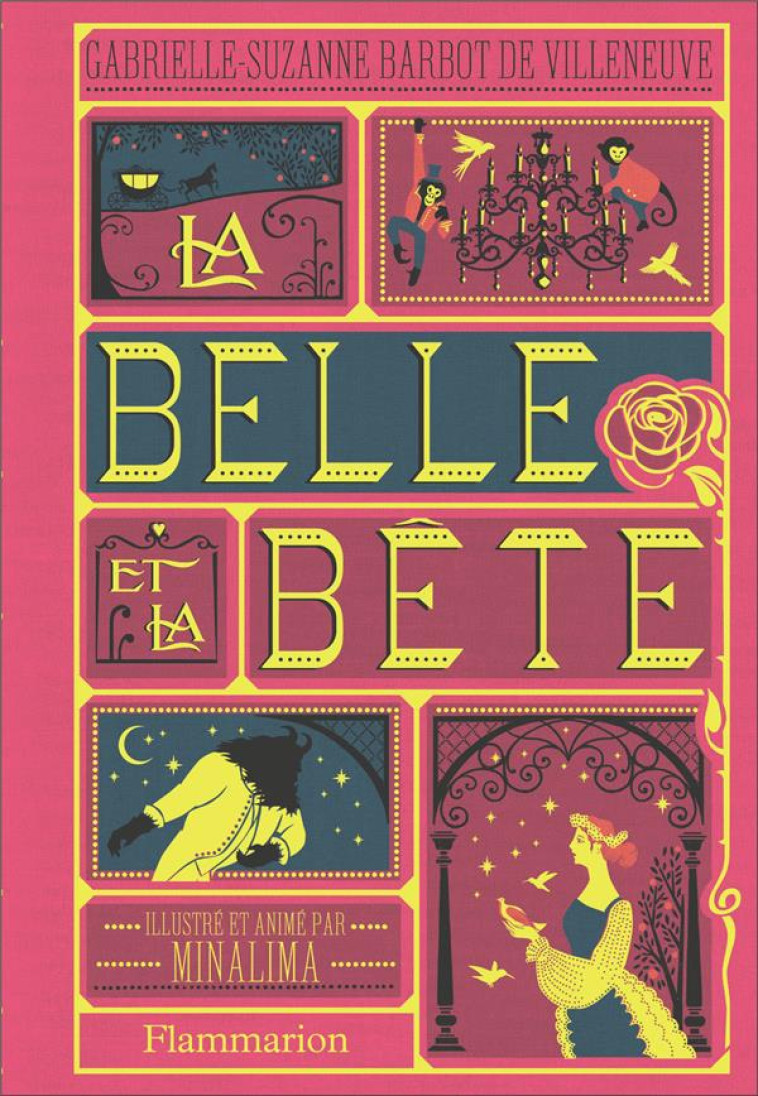 LA BELLE ET LA BETE - ILLUSTRE - MINALIMA - FLAMMARION