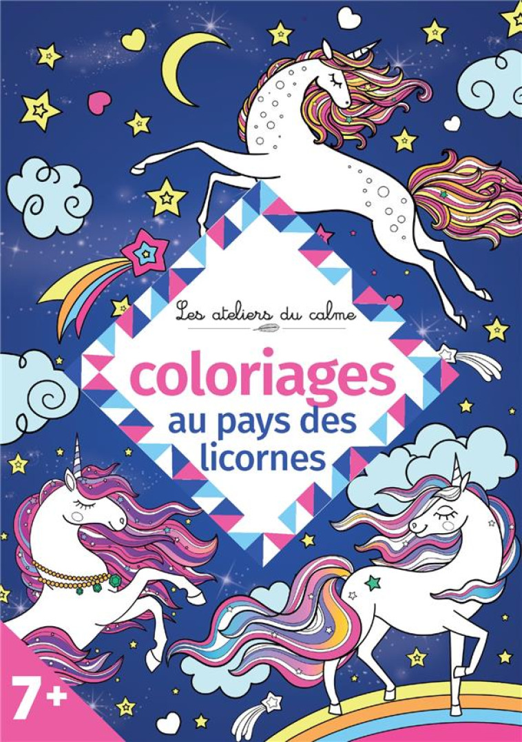 COLORIAGES AU PAYS DES LICORNE - NOTAERT AMANDINE - HACHETTE