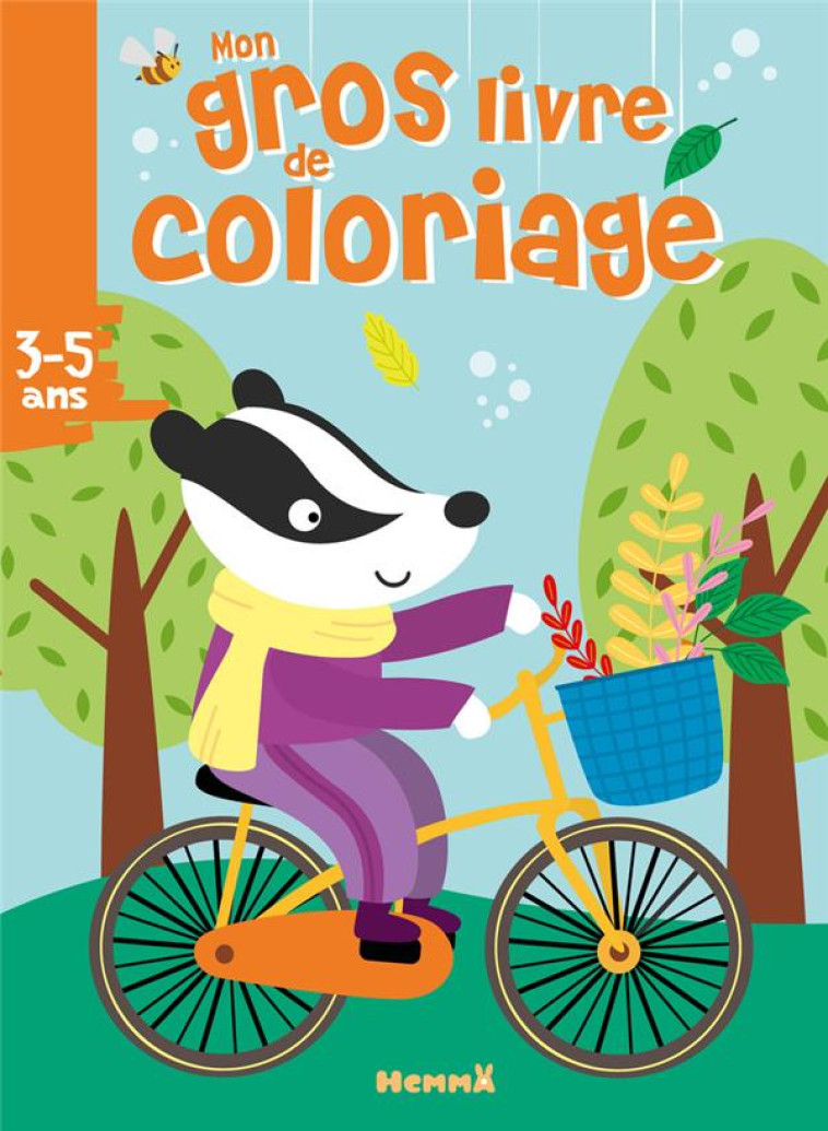 MON GROS LIVRE DE COLORIAGE (B - COLLECTIF - HEMMA