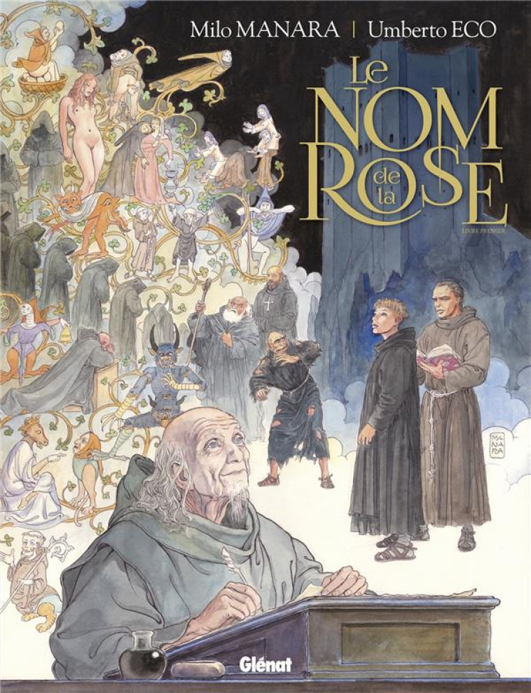 LE NOM DE LA ROSE - TOME 01 - - MANARA/ECO - GLENAT