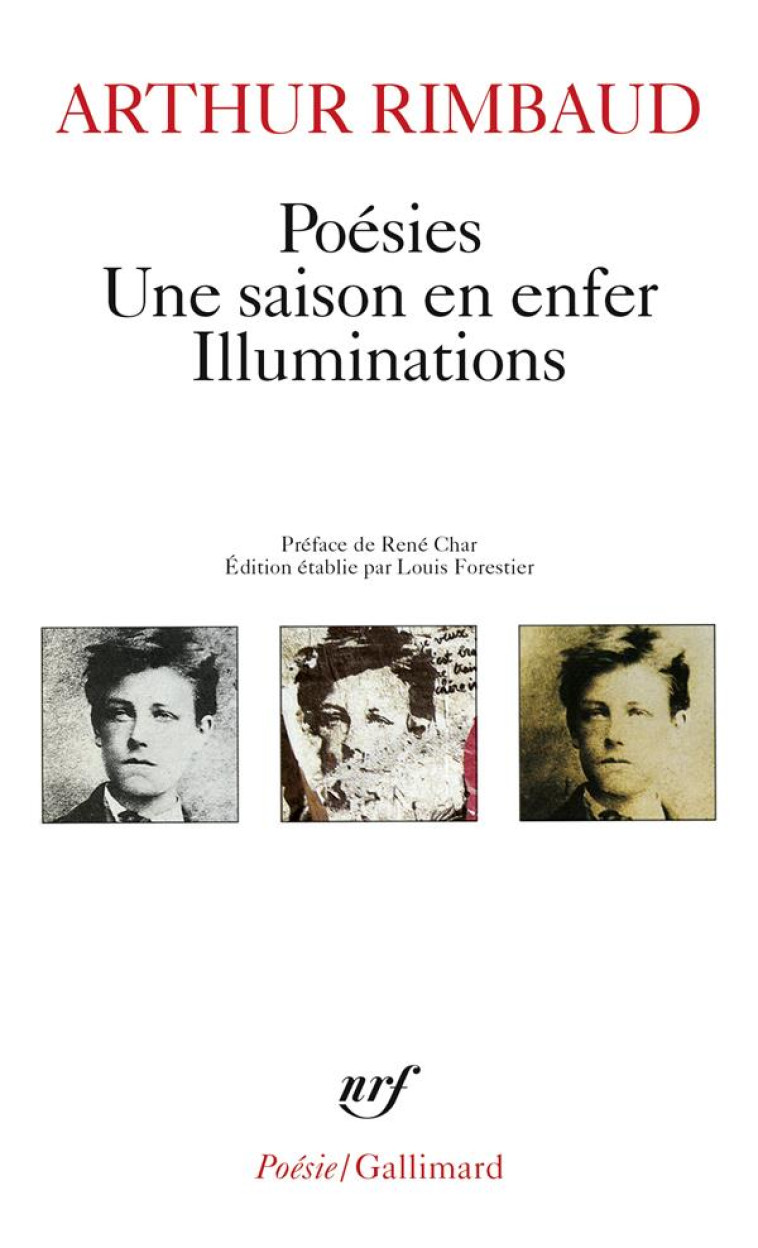 POESIES, UNE SAISON EN ENFER, ILLUMINATIONS - RIMBAUD, ARTHUR - GALLIMARD