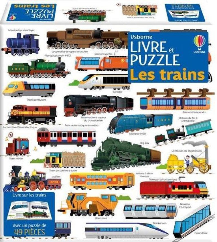 LES TRAINS - COFFRET LIVRE ET - SMITH/ANTONINI/HILL - NC