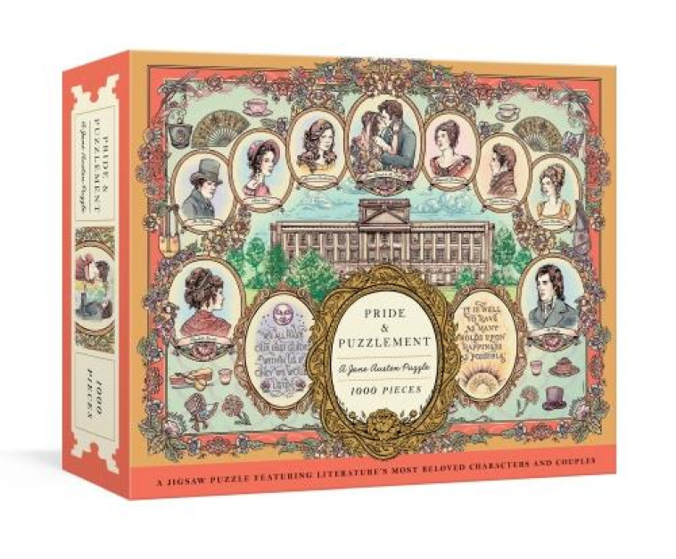 PRIDE AND PUZZLEMENT : A JANE AUSTEN PUZZLE  -  A 1000 PIECE JIGSAW PUZZLE FEATURING LITERATURE''S MOSTE BELOVED CHARA - OAKLEY JACQUI - NC