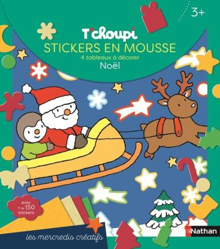 T-CHOUPI STICKERS EN MOUSSE - - COURTIN THIERRY - NC