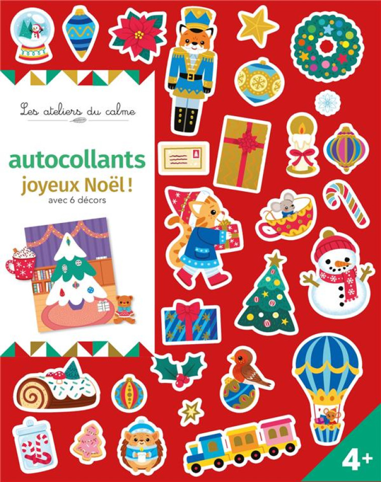 AUTOCOLLANTS JOYEUX NOEL ! AVE - FABRE LEA - NC