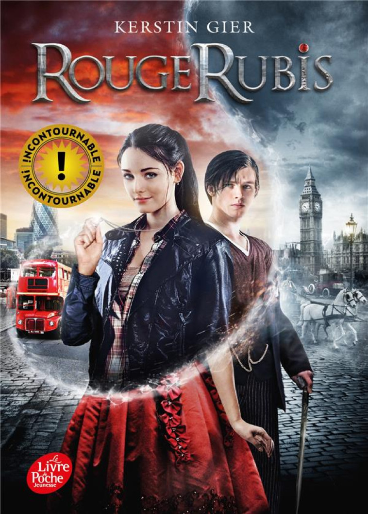 ROUGE RUBIS - TOME 1 - GIER KERSTIN - Le Livre de poche jeunesse