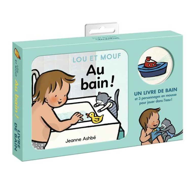 LOU ET MOUF, AU BAIN ! (LIVRE - ASHBE JEANNE - NC