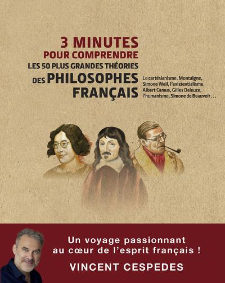 3 MINUTES POUR COMPRENDRE LES - CESPEDES VINCENT - COURRIER LIVRE