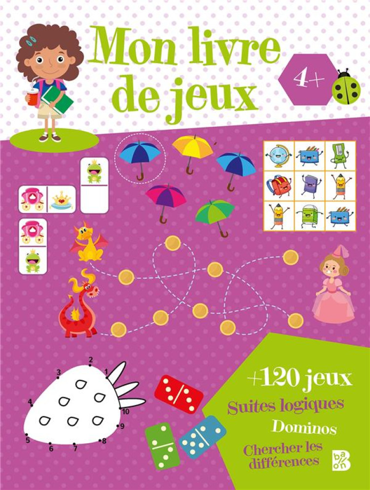 MON LIVRE DE JEUX - 4+ (ROSE) - XXX - NC