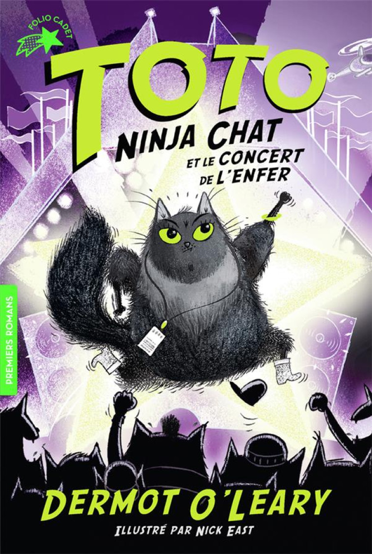 TOTO NINJA CHAT ET LE CONCERT - O'LEARY/EAST - GALLIMARD