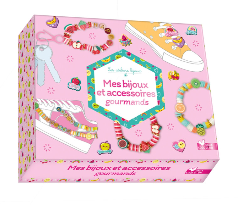 Mes bijoux et accessoires gourmands - coffret avec accessoires - Lazergues Laetitia - DEUX COQS D OR