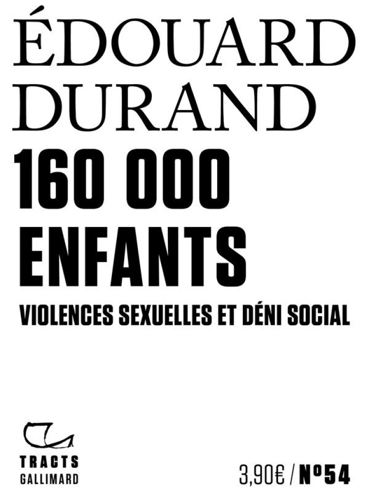 160000 ENFANTS - VIOLENCES SEX - DURAND EDOUARD - GALLIMARD