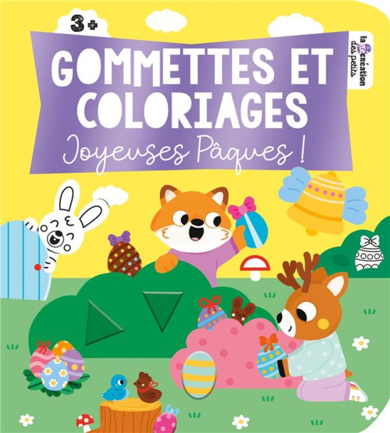 GOMMETTES ET COLORIAGES JOYEUS - VAUTIER VANESSA - HACHETTE