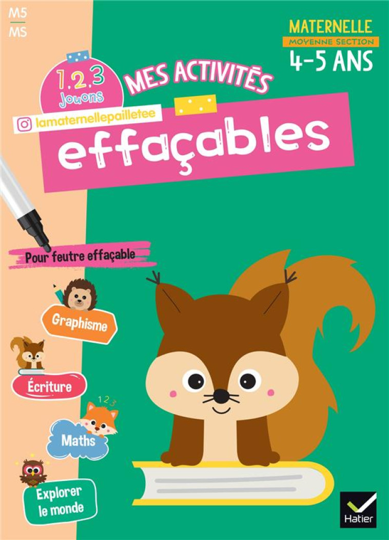 MES ACTIVITES EFFACABLES MOYEN - WAELES/HEILLETTE - HATIER SCOLAIRE