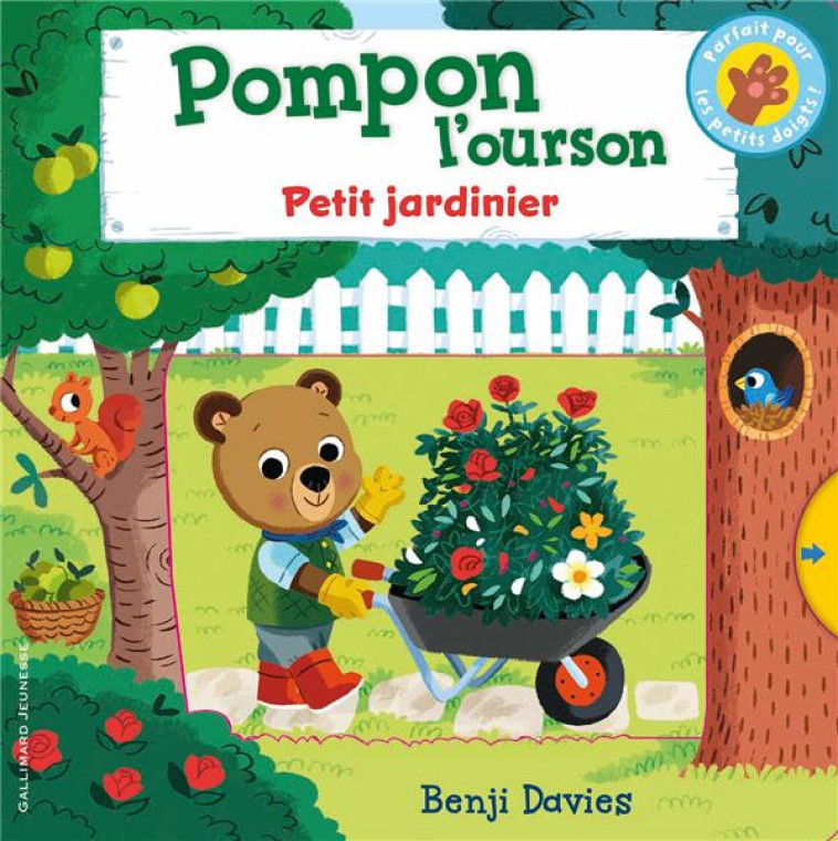 POMPON L-OURSON : PETIT JARDIN - DAVIES - GALLIMARD