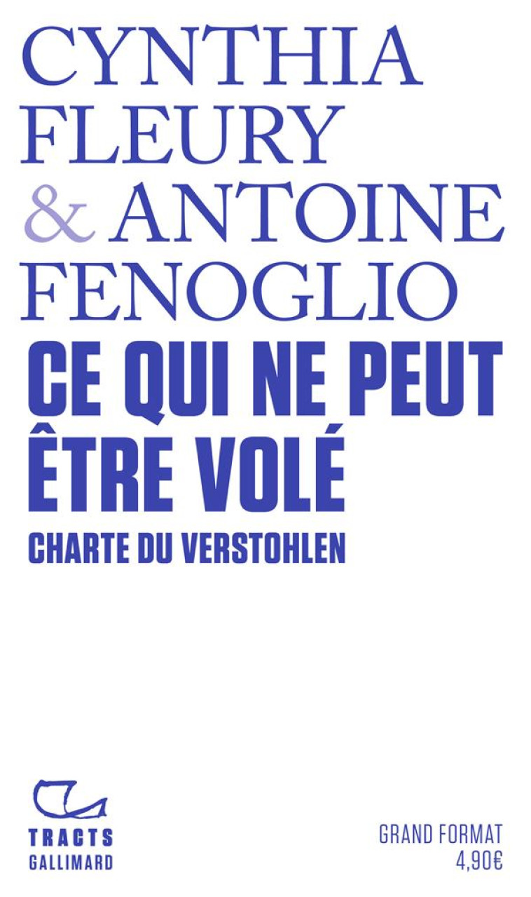 CE QUI NE PEUT ETRE VOLE - CHA - FENOGLIO/FLEURY - GALLIMARD