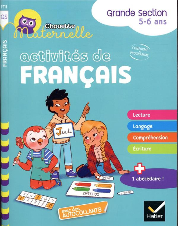 CHOUETTE MATERNELLE ACTIVITES - DOUTREMEPUICH - HATIER SCOLAIRE