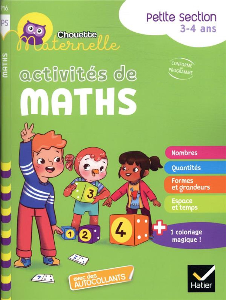 CHOUETTE MATERNELLE ACTIVITES - BARGE/OVERZEE/REBENA - HATIER SCOLAIRE