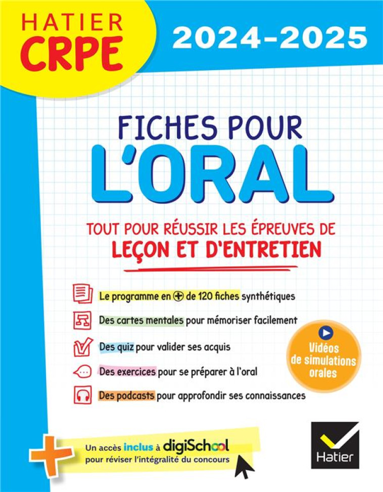 HATIER CRPE -  FICHES POUR L-E - LE PHAT TAN/CORMIER - HATIER SCOLAIRE