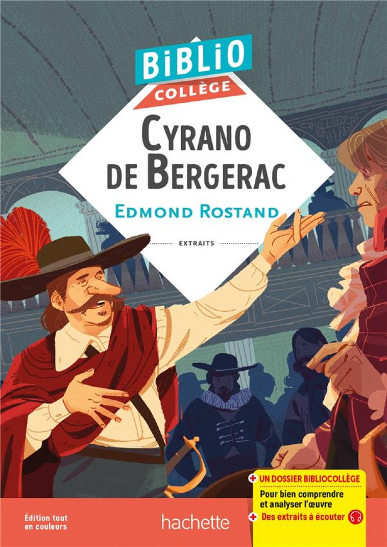 BIBLIOCOLLEGE- CYRANO DE BERGE - ROSTAND EDMOND - HACHETTE