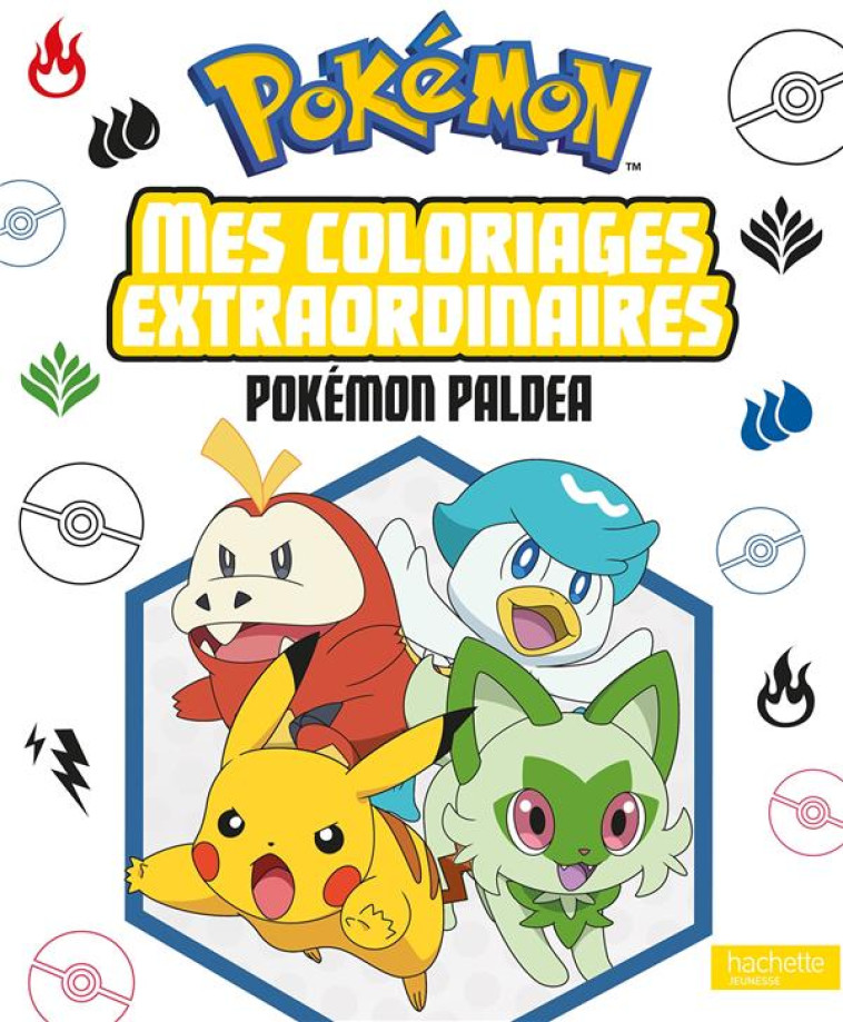 POKEMON - COLORIAGES EXTRAORDI - THE POKEMON COMPANY - HACHETTE