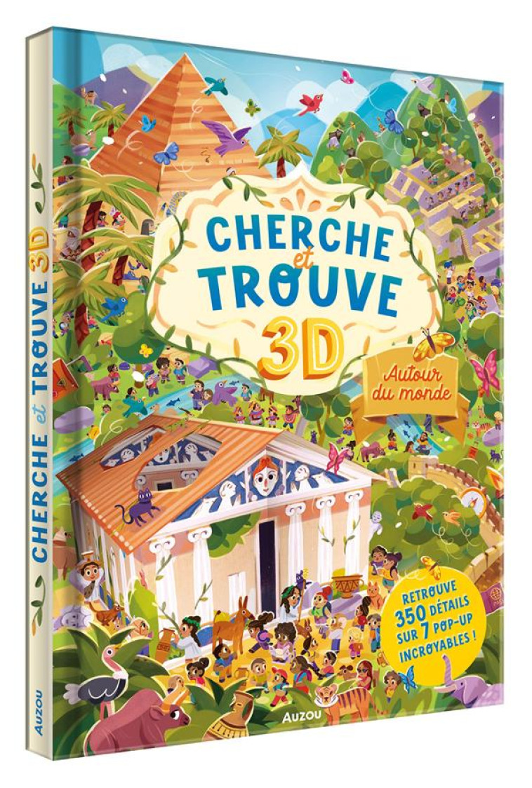 CHERCHE ET TROUVE 3D - AUTOUR - ALVAREZ CINTHYA - PHILIPPE AUZOU