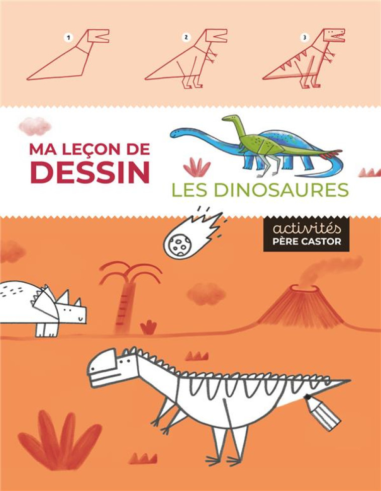 MA LECON DE DESSIN - LES DINOS - JESUS JOANA - FLAMMARION