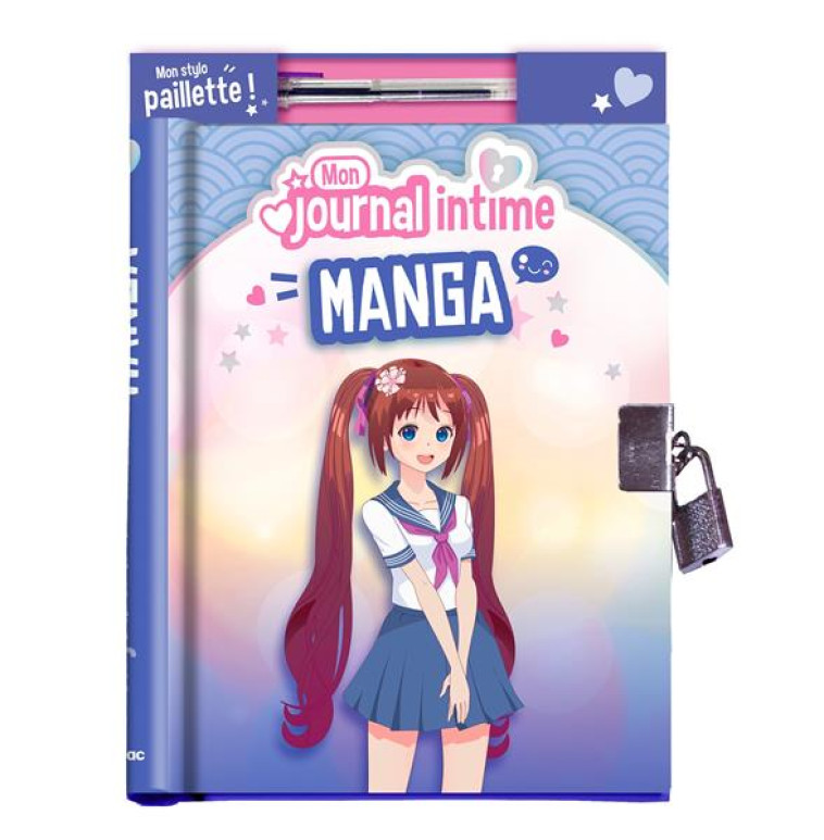 MON JOURNAL INTIME MANGA - PLAYBAC EDITIONS - NC