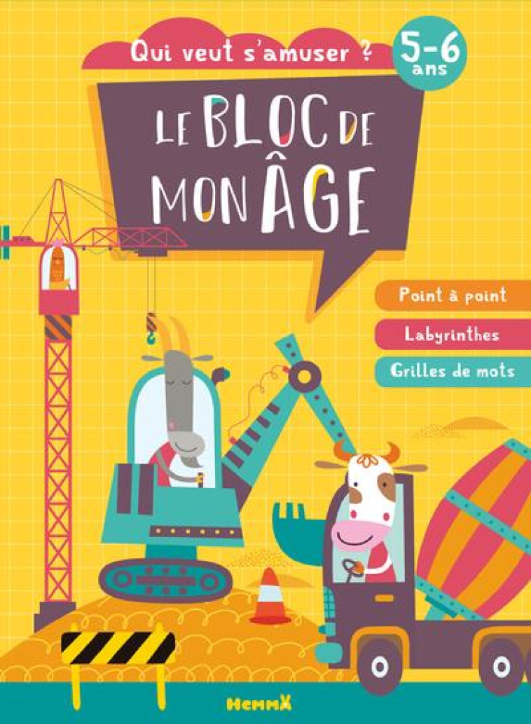 LE BLOC DE MON AGE (5-6 ANS) - - COLLECTIF - HEMMA