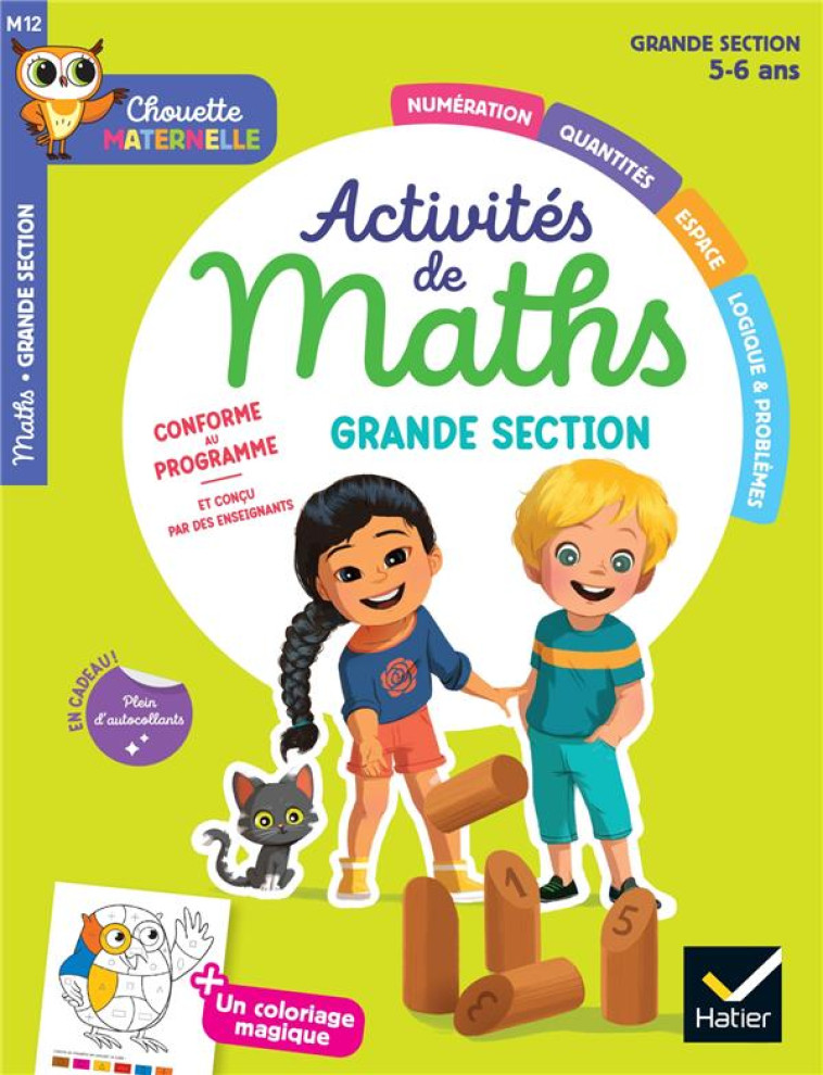 MATERNELLE ACTIVITES DE MATHS - DOUTREMEPUICH/DELVAL - HATIER SCOLAIRE