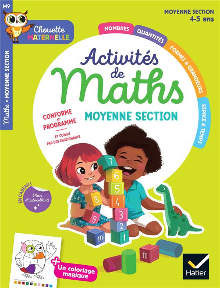 MATERNELLE ACTIVITES DE MATHS - GIROUD/GUNZBURGER - HATIER SCOLAIRE