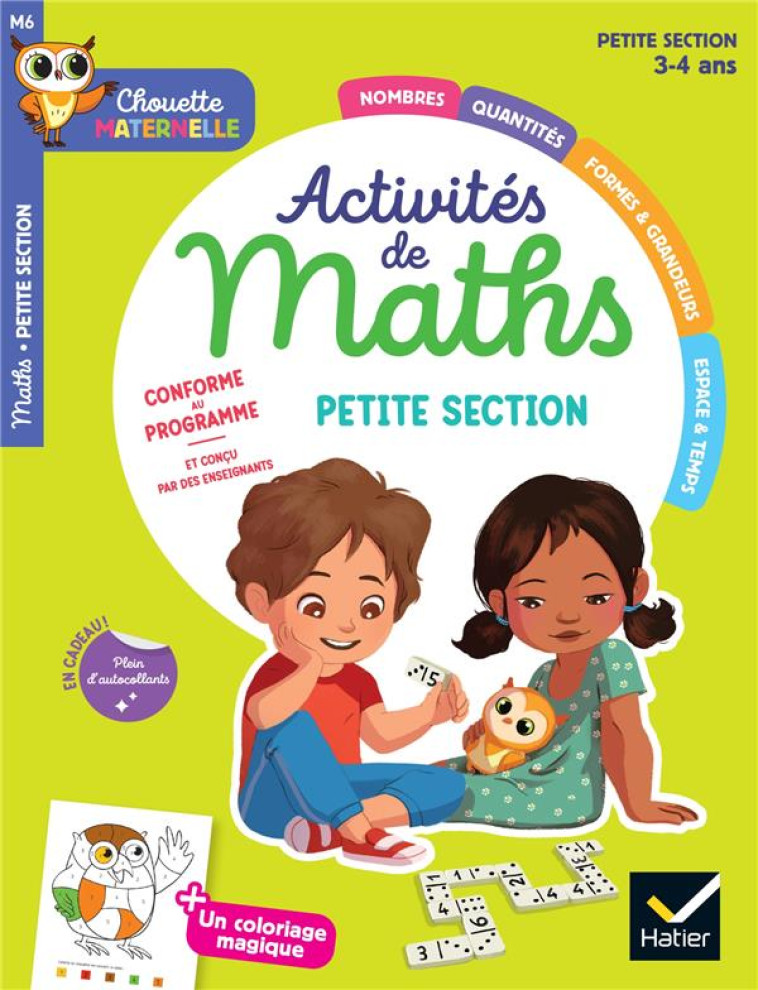 MATERNELLE ACTIVITES DE MATHS - BARGE/OVERZEE/REBENA - HATIER SCOLAIRE