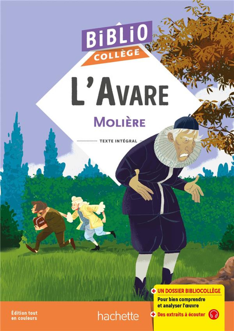 BIBLIOCOLLEGE - L-AVARE, MOLIE - MOLIERE - HACHETTE