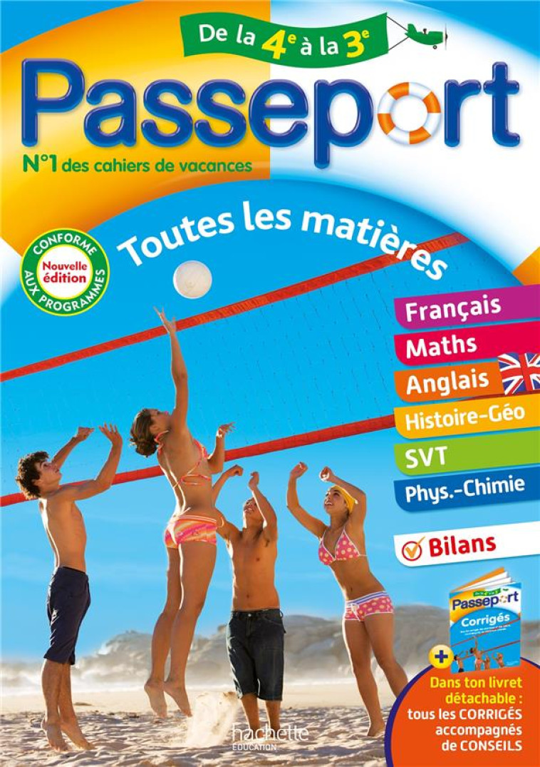 PASSEPORT - TOUTES LES MATIERE - BONNET/OTTEVAERE - HACHETTE