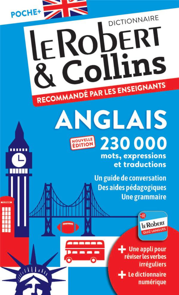 LE ROBERT & COLLINS POCHE+ ANG - COLLECTIF - LE ROBERT