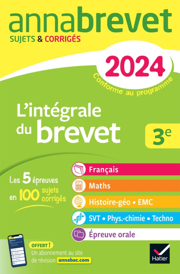 ANNALES DU BREVET ANNABREVET 2 - FORMOND/TAQUECHEL - DIDIER