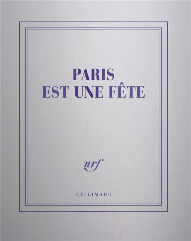 CARNET CARRE PARIS EST UNE FE - COLLECTIF - NC